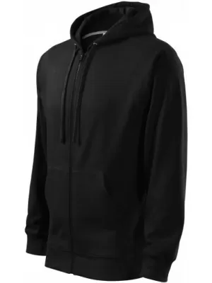 Мъжки суичър MALFINI TRENDY ZIPPER 410 ЧЕРЕН