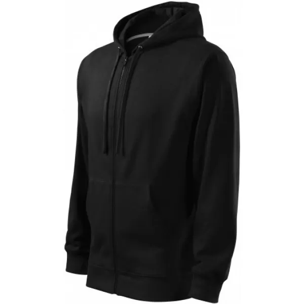  Мъжки суичър MALFINI TRENDY ZIPPER 410 ЧЕРЕН 
