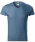 Мъжка тениска MALFINI SLIM FIT V-NECK 146 ДЕНИМ