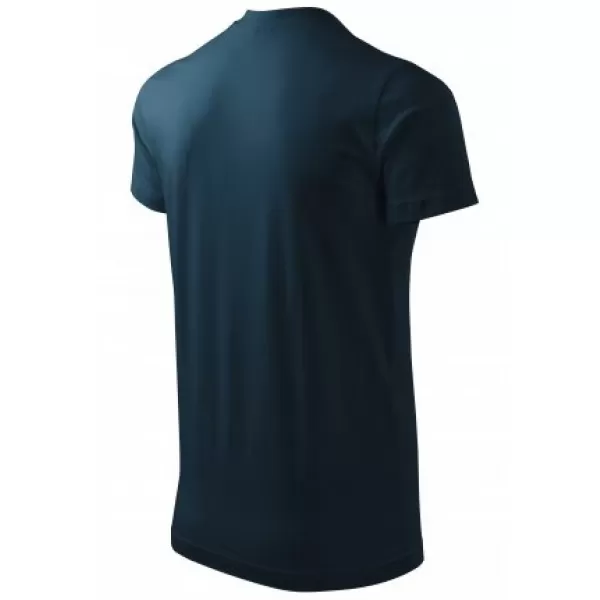  Мъжка тениска MALFINI HEAVY V-NECK 111 МОРСКО СИНЬО 