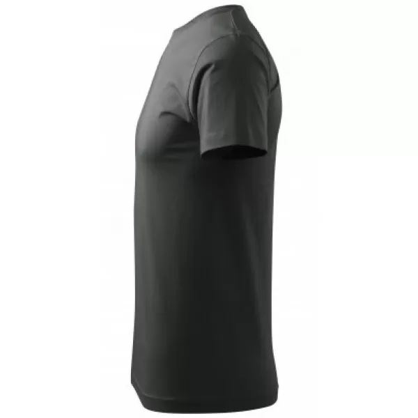  Мъжка тениска MALFINI BASIC 129 ТЪМЕН ШИСТИ 