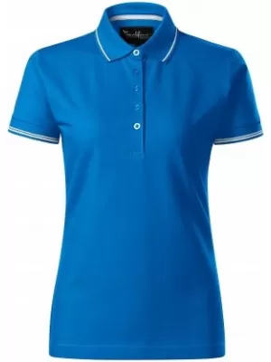 Дамска тениска с яка MALFINI PREMIUM PERFECTION PLAIN 253 ШНОРХЕЛ СИН