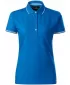 Дамска тениска с яка MALFINI PREMIUM PERFECTION PLAIN 253 ШНОРХЕЛ СИН