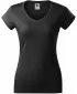 Дамска тениска MALFINI FIT V-NECK 162 АБАНОСОВО СИВО