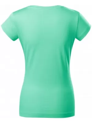Дамска тениска MALFINI FIT V-NECK 162 МЕНТА