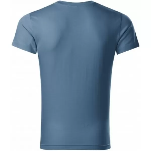  Мъжка тениска MALFINI SLIM FIT V-NECK 146 ДЕНИМ 