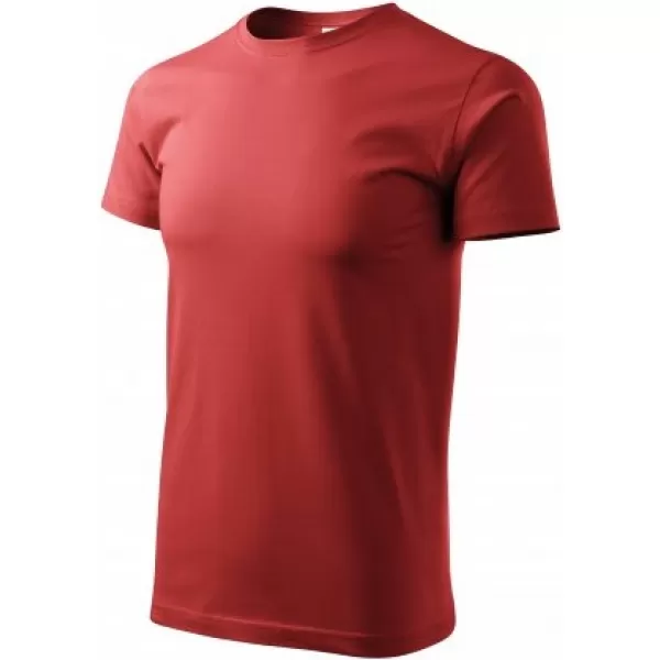  Мъжка тениска MALFINI BASIC 129 БОРДО 