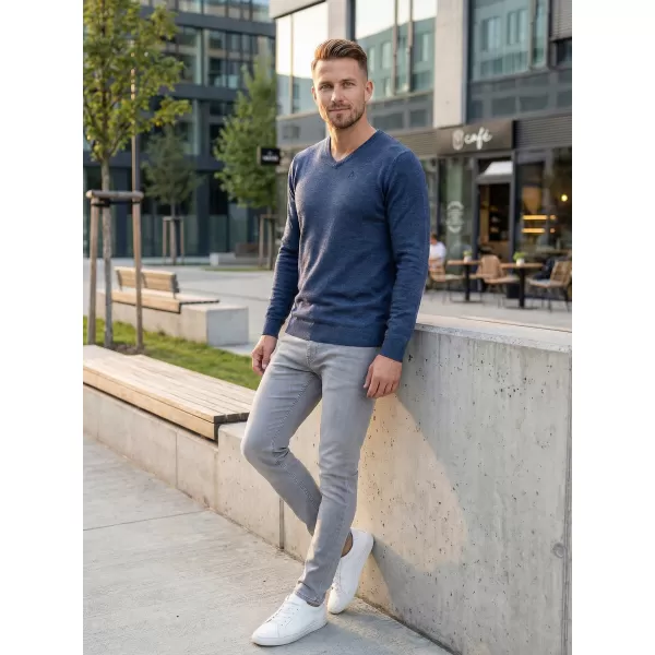  Мъжки пуловер ALTISPORT NIEREM MPLS095 ТЪМНО СИНЬО 