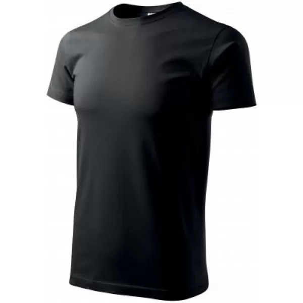  Мъжка тениска MALFINI BASIC 129 ЧЕРЕН 