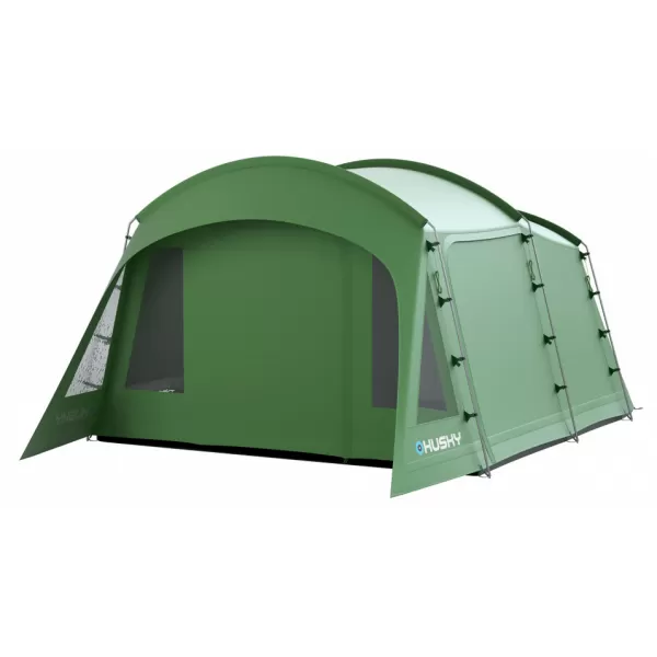  Семейна палатка HUSKY CARAVAN 12 DURAL ЗЕЛЕНО 