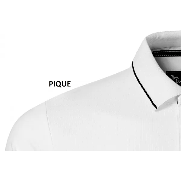  Дамска тениска с яка MALFINI PREMIUM PERFECTION PLAIN 253 БЯЛО 