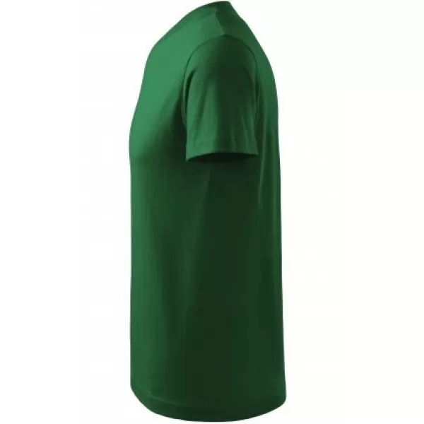  Мъжка тениска MALFINI V-NECK 102 БУТИЛКА ЗЕЛЕНО 