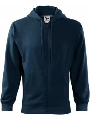 Мъжки суичър MALFINI TRENDY ZIPPER 410 МОРСКО СИНЬО