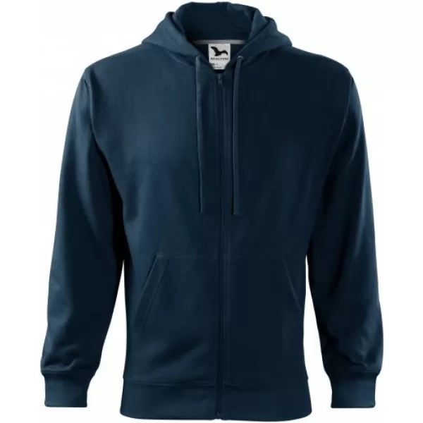  Мъжки суичър MALFINI TRENDY ZIPPER 410 МОРСКО СИНЬО 