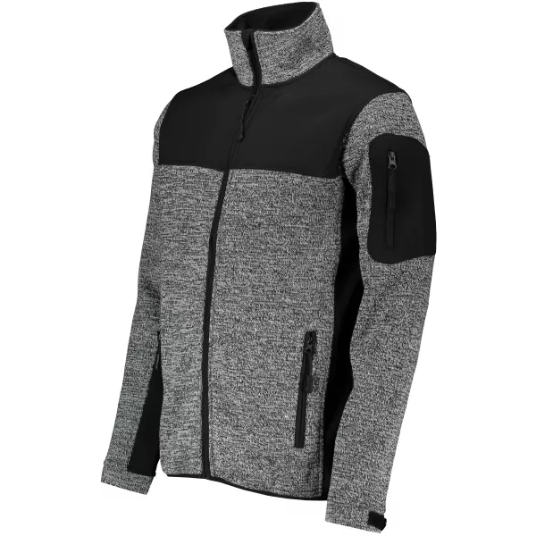  Мъжко софтшел яке/пуловер MALFINI CASUAL 550 KNIT GREY MALFINI PREMIUM 