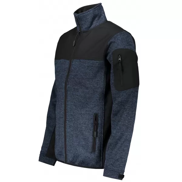  Мъжко софтшел яке/пуловер MALFINI CASUAL 550 KNIT BLUE MALFINI PREMIUM 