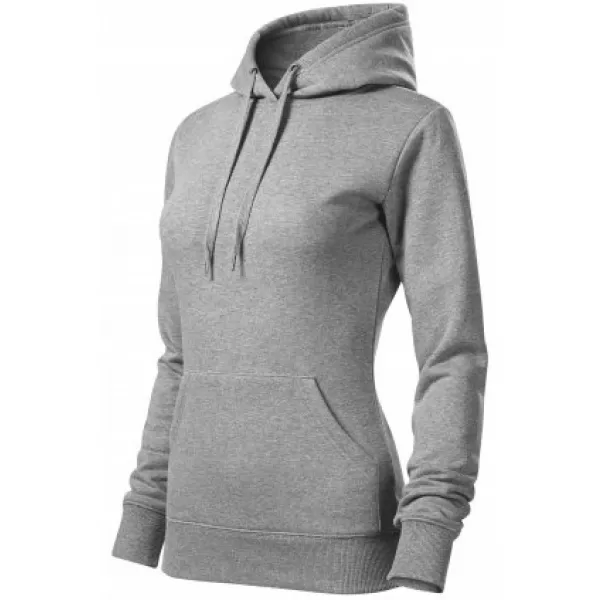  Дамски суичър MALFINI CAPE 414 ТЪМНОСИВИ ОТБЛЯСЪЦИ 