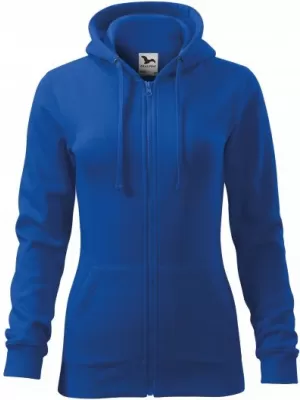 Дамски суичър MALFINI TRENDY ZIPPER 411 КРАЛСКО СИНЬО