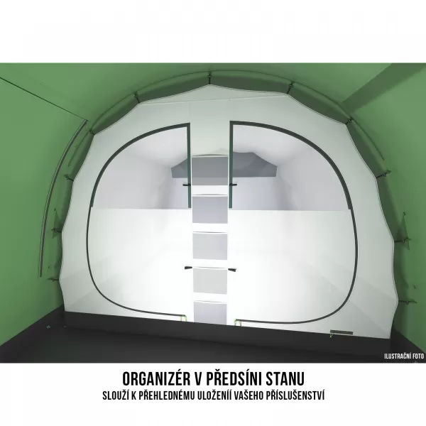  Семейна палатка HUSKY CARAVAN 12 DURAL ЗЕЛЕНО 