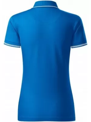 Дамска тениска с яка MALFINI PREMIUM PERFECTION PLAIN 253 ШНОРХЕЛ СИН