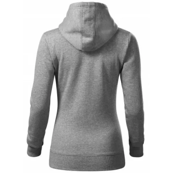  Дамски суичър MALFINI CAPE 414 ТЪМНОСИВИ ОТБЛЯСЪЦИ 