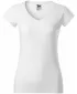 Дамска тениска MALFINI FIT V-NECK 162 БЯЛО