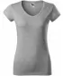 Дамска тениска MALFINI FIT V-NECK 162 ТЪМНОСИВИ ОТБЛЯСЪЦИ