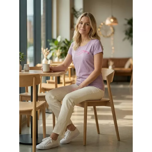  Dámské triko ALTISPORT CARRYOVER ALW001120 LEVANDULOVÁ 