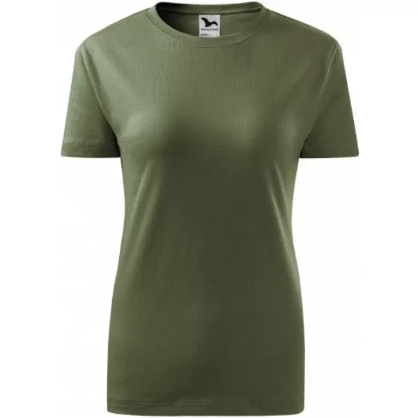  Дамска тениска MALFINI BASIC 134 КАКИ 