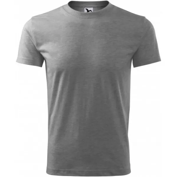  Мъжка тениска MALFINI CLASSIC NEW 132 ТЪМНОСИВИ ОТБЛЯСЪЦИ 