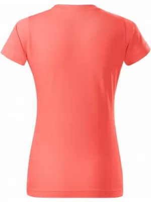 Дамска тениска MALFINI BASIC 134 КОРАЛ