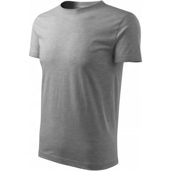  Мъжка тениска MALFINI CLASSIC NEW 132 ТЪМНОСИВИ ОТБЛЯСЪЦИ 