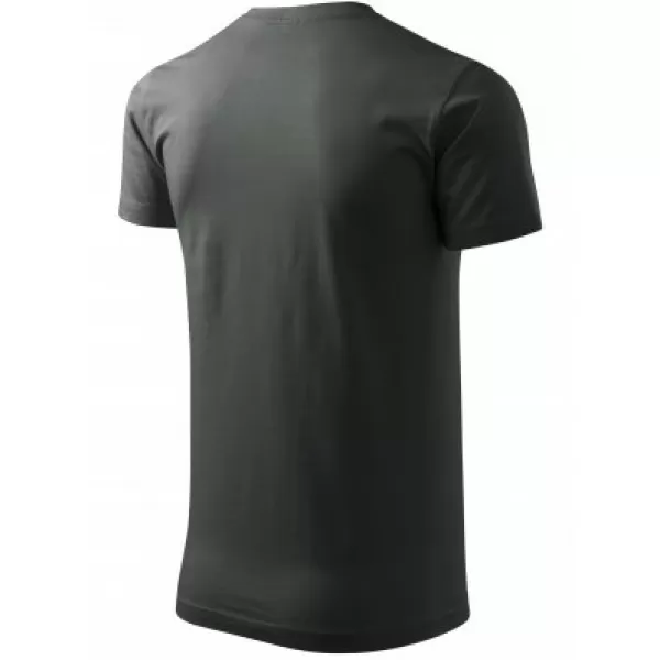  Мъжка тениска MALFINI BASIC 129 ТЪМЕН ШИСТИ 
