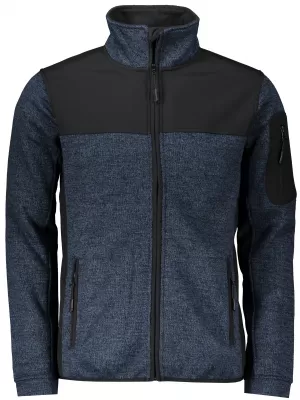 Мъжко софтшел яке/пуловер MALFINI CASUAL 550 KNIT BLUE MALFINI PREMIUM