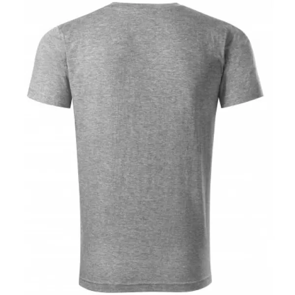  Мъжка тениска MALFINI HEAVY V-NECK 111 ТЪМНОСИВИ ОТБЛЯСЪЦИ 