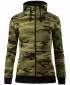 Дамски суичър MALFINI CAMO ZIPPER C20 КАМУФЛАЖНО ЗЕЛЕНО