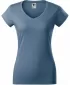 Дамска тениска MALFINI FIT V-NECK 162 ДЕНИМ
