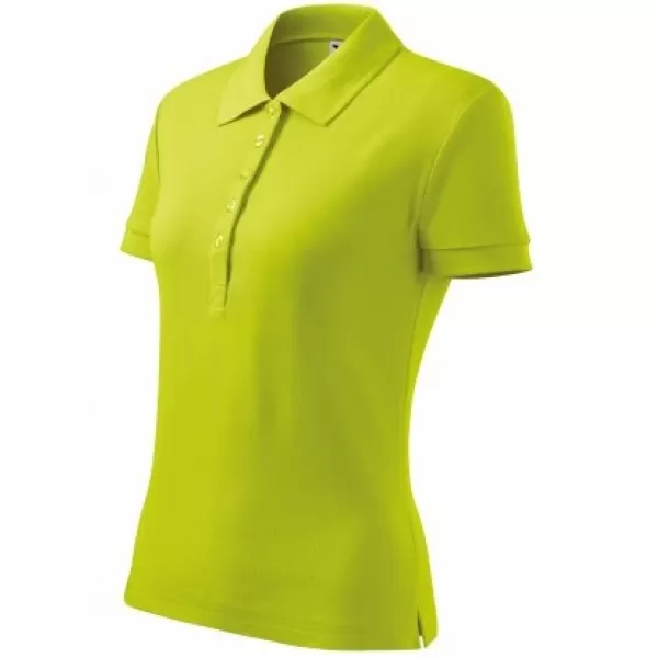  Дамска тениска с яка MALFINI COTTON 213 ВАР 