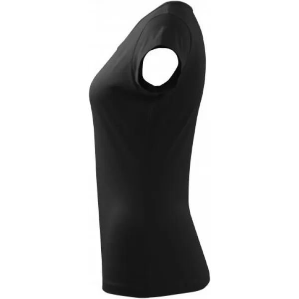  Дамска тениска MALFINI PURE 122 ЧЕРЕН 