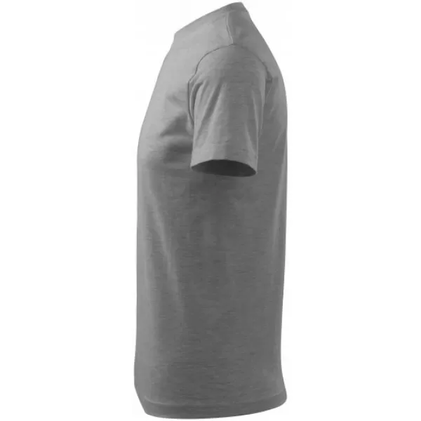  Мъжка тениска MALFINI CLASSIC NEW 132 ТЪМНОСИВИ ОТБЛЯСЪЦИ 