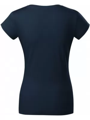 Дамска тениска MALFINI FIT V-NECK 162 МОРСКО СИНЬО