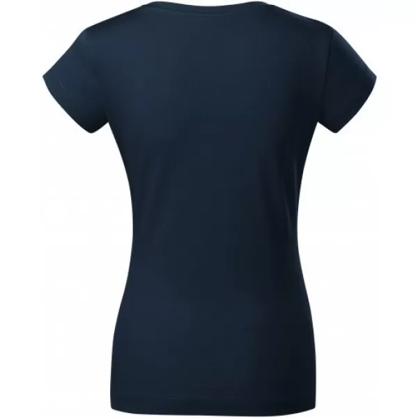  Дамска тениска MALFINI FIT V-NECK 162 МОРСКО СИНЬО 
