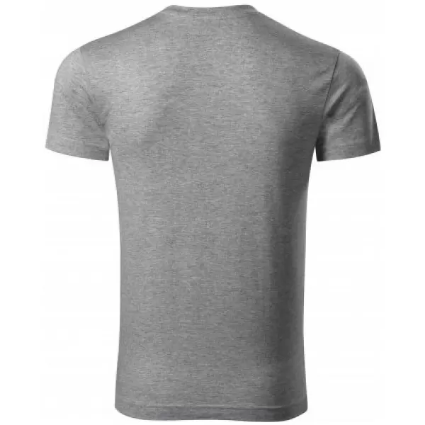  Мъжка тениска MALFINI SLIM FIT V-NECK 146 ТЪМНОСИВИ ОТБЛЯСЪЦИ 
