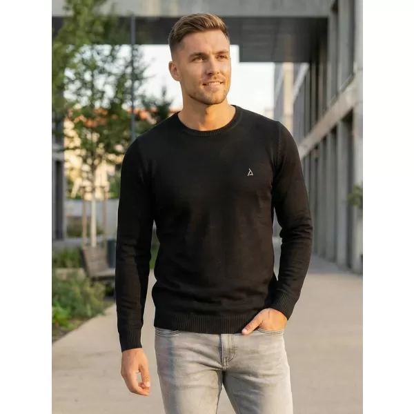  Мъжки пуловер ALTISPORT KAMIQ MPLS096 ЧЕРЕН 