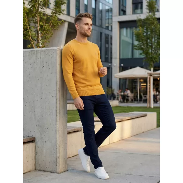  Мъжки пуловер ALTISPORT KAMIQ MPLS096 ЖЪЛТО 