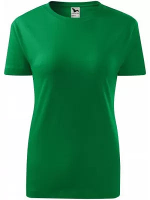 Дамска тениска MALFINI CLASSIC NEW 133 СРЕДНО ЗЕЛЕНО