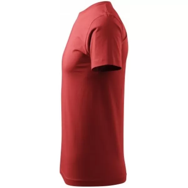  Мъжка тениска MALFINI BASIC 129 БОРДО 