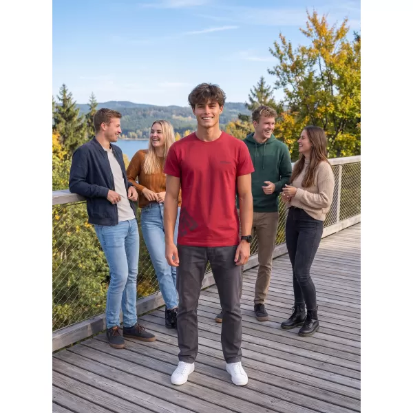  Мъжка тениска ALTISPORT ALM013129 МАРЛБОРО ЧЕРВЕНО 