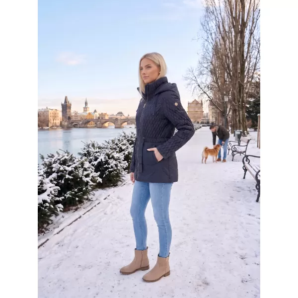  Дамско зимно яке KIXMI KAITLYN ТЪМНО СИНЬО 
