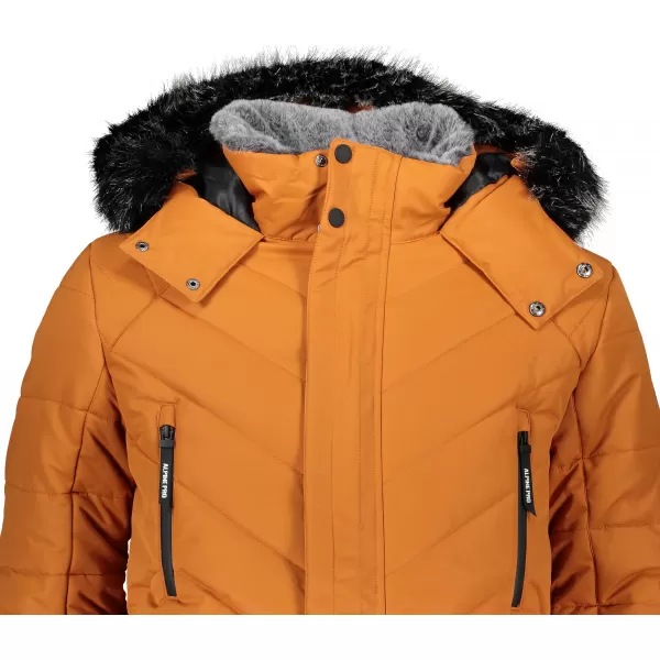  Мъжко зимно яке ALPINE PRO ICYB 6 MJCS432 АМБЪР 
